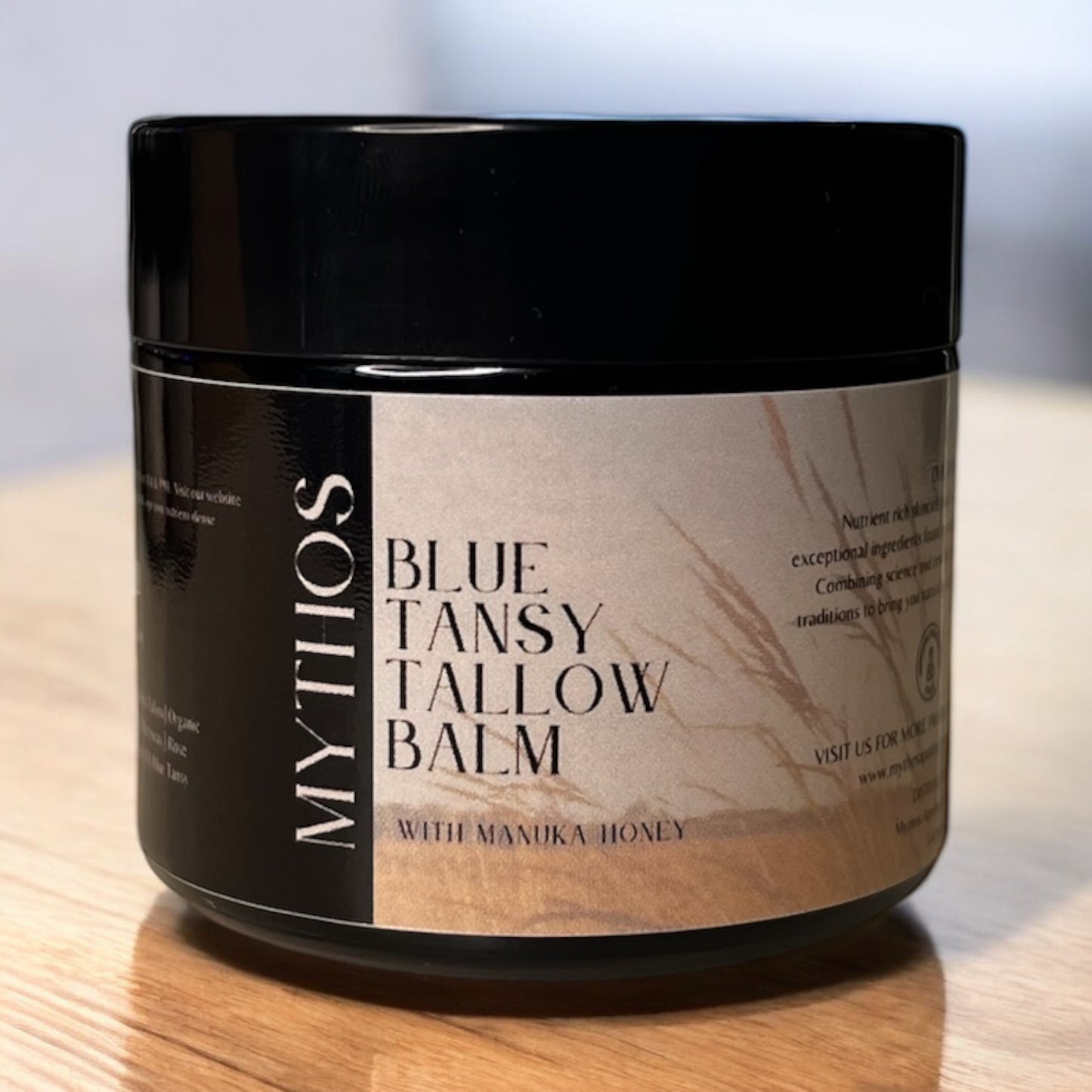 Blue Tansy Tallow Balm with Manuka Honey
